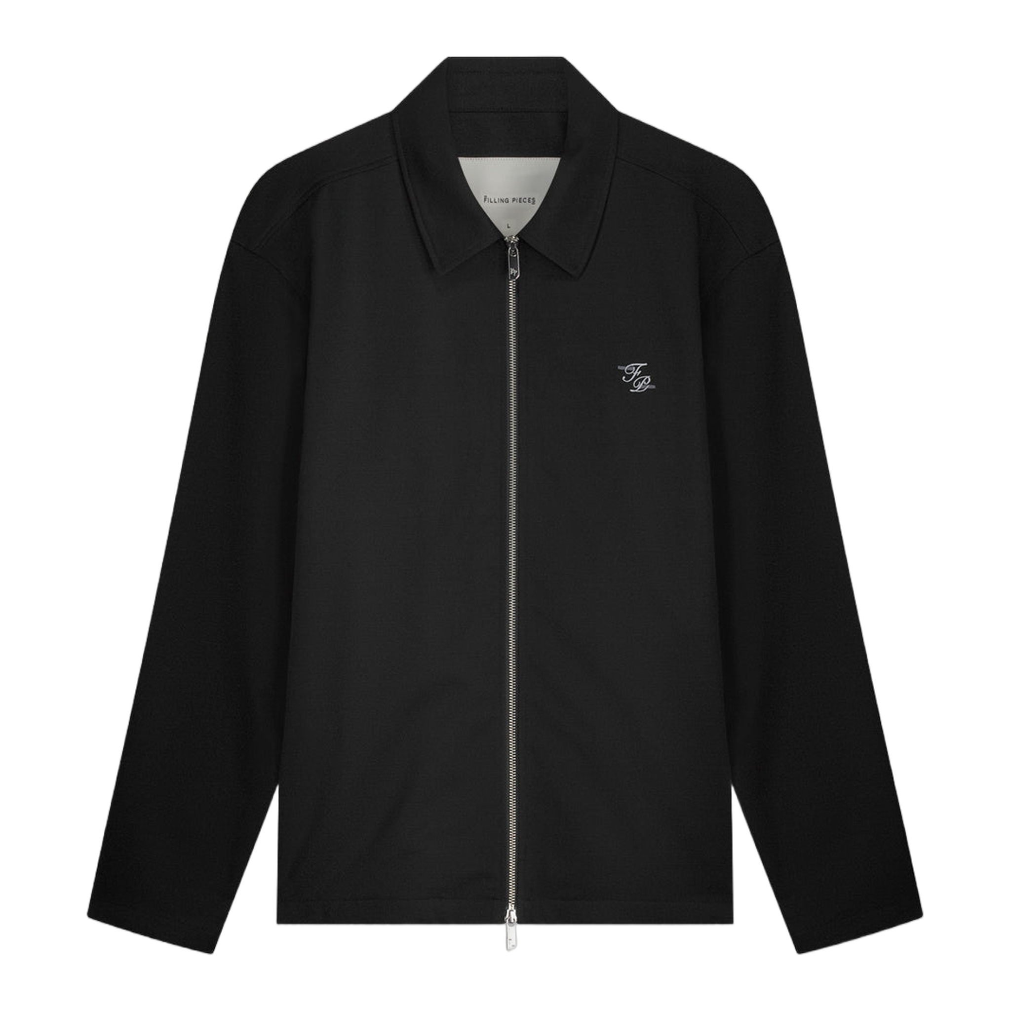 Coach Jacket Twill Wool Black