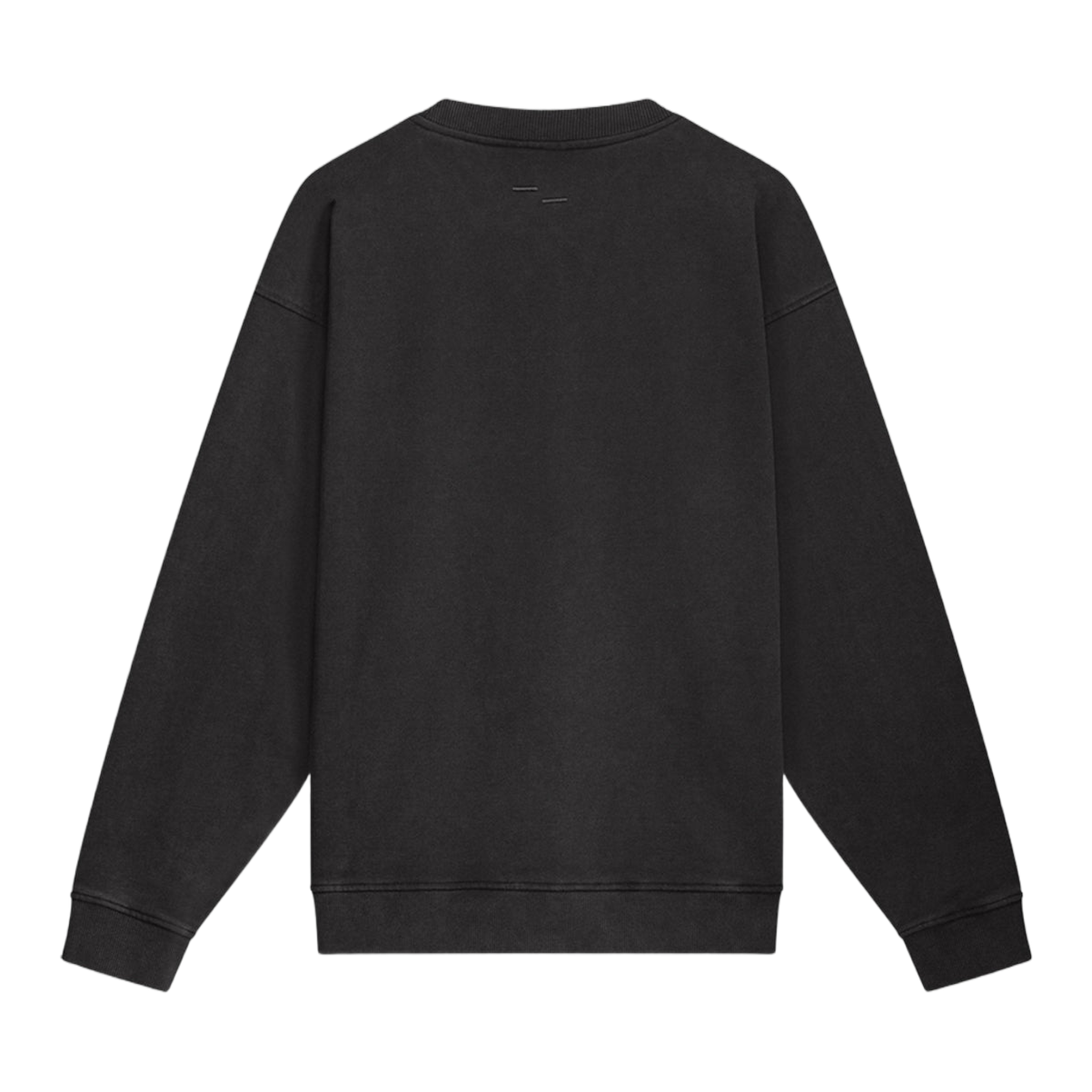 Sweatshirt Boxy Embroidered Vintage Black