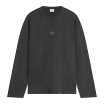 Longsleeve Boxy Embroidered Vintage Black