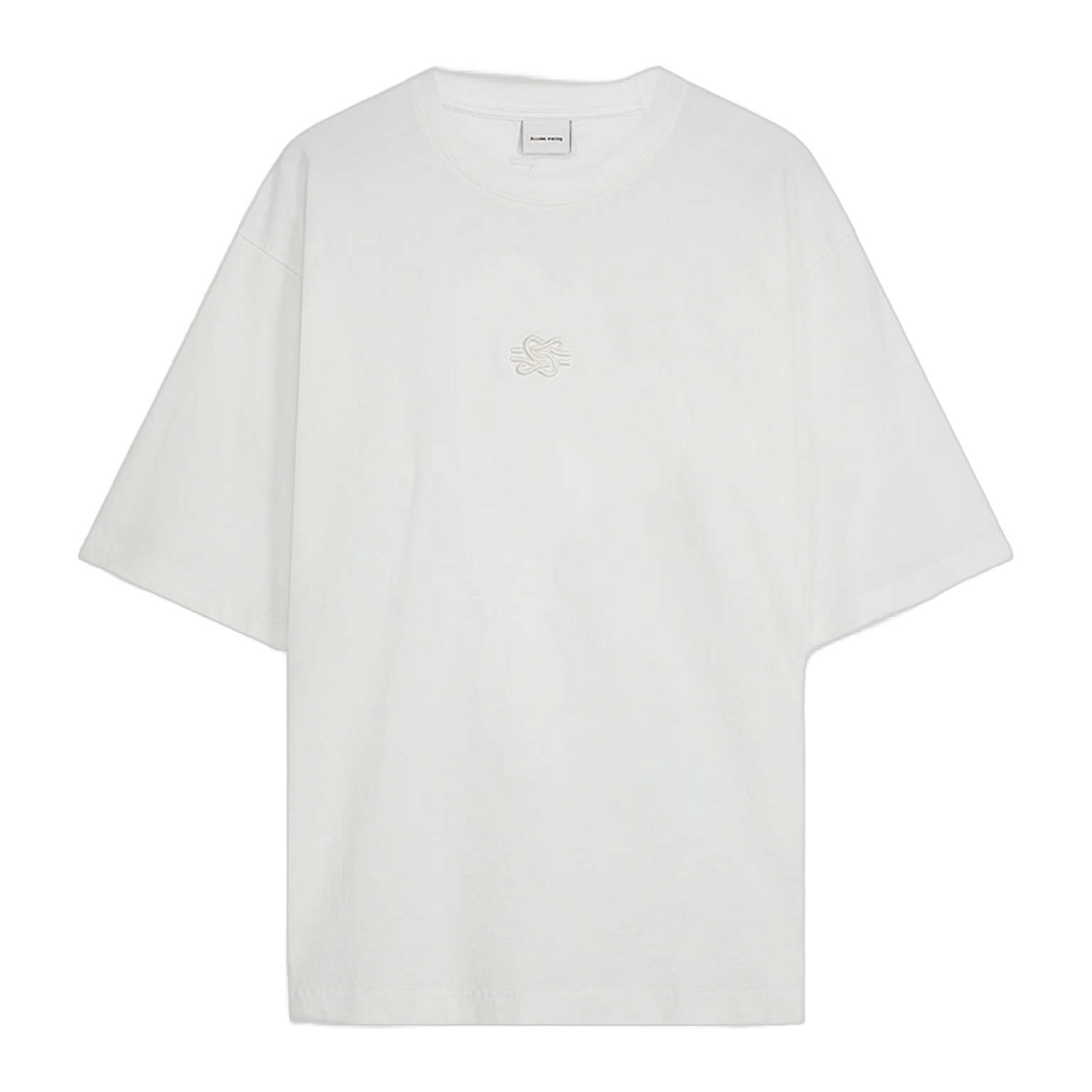 T-shirt Boxy Embroidered White
