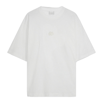 T-shirt Boxy Embroidered White
