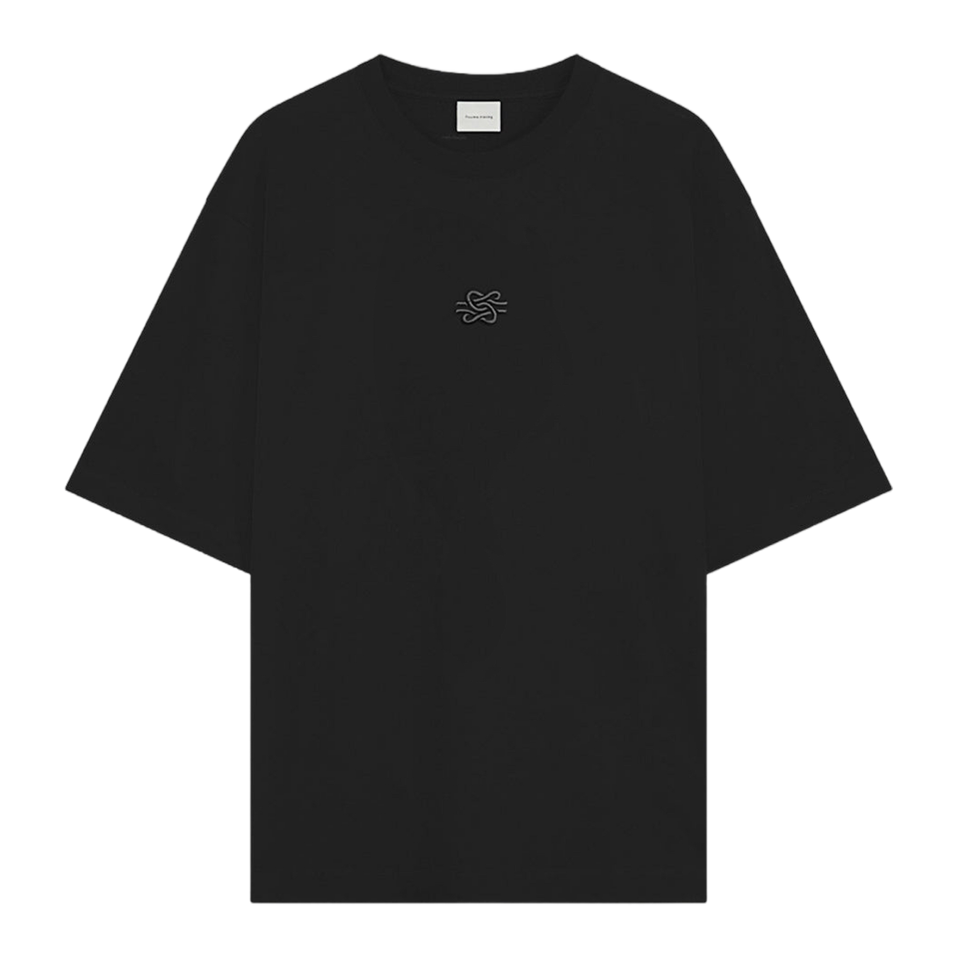 T-shirt Boxy Embroidered Black