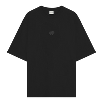 T-shirt Boxy Embroidered Black