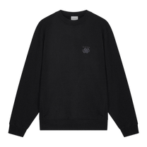 Sweatshirt Embroidered Knot Black