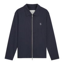 Coach Jacket Pinstripe Maritime Blue