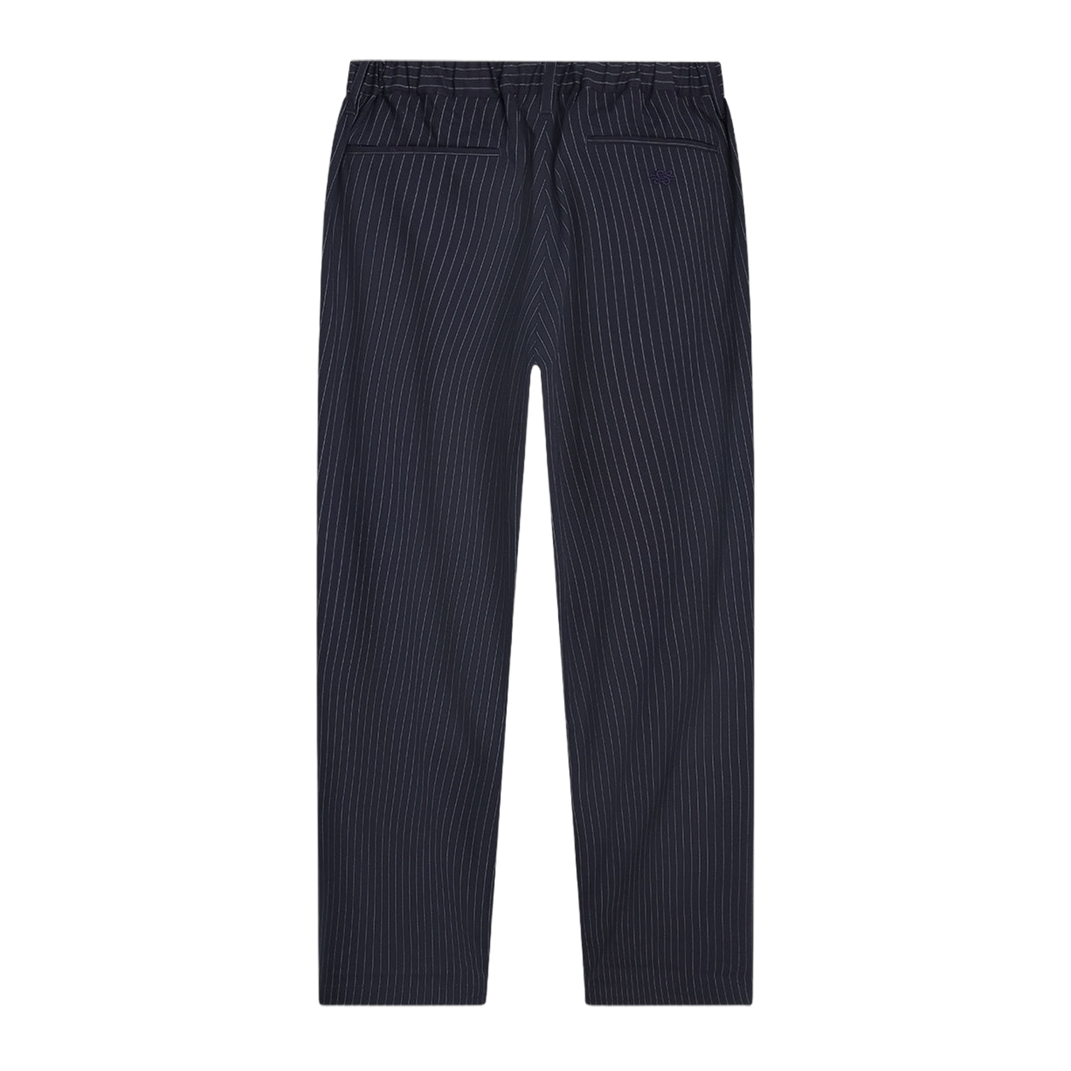 Drapy Pants Pinstripe Navy