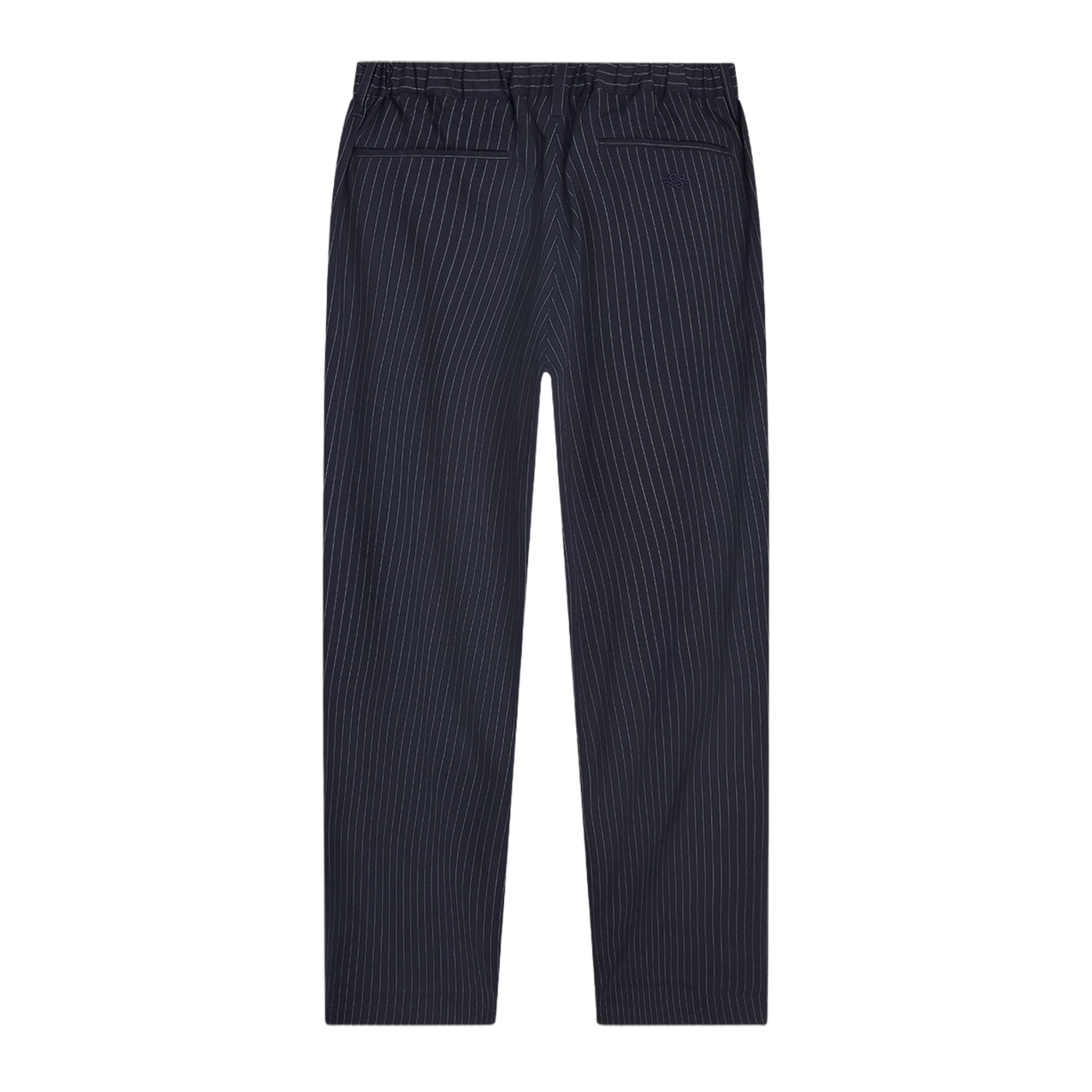 Drapy Pants Pinstripe Navy