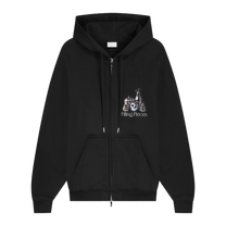 Zip Hoodie Chrome Fruit Black
