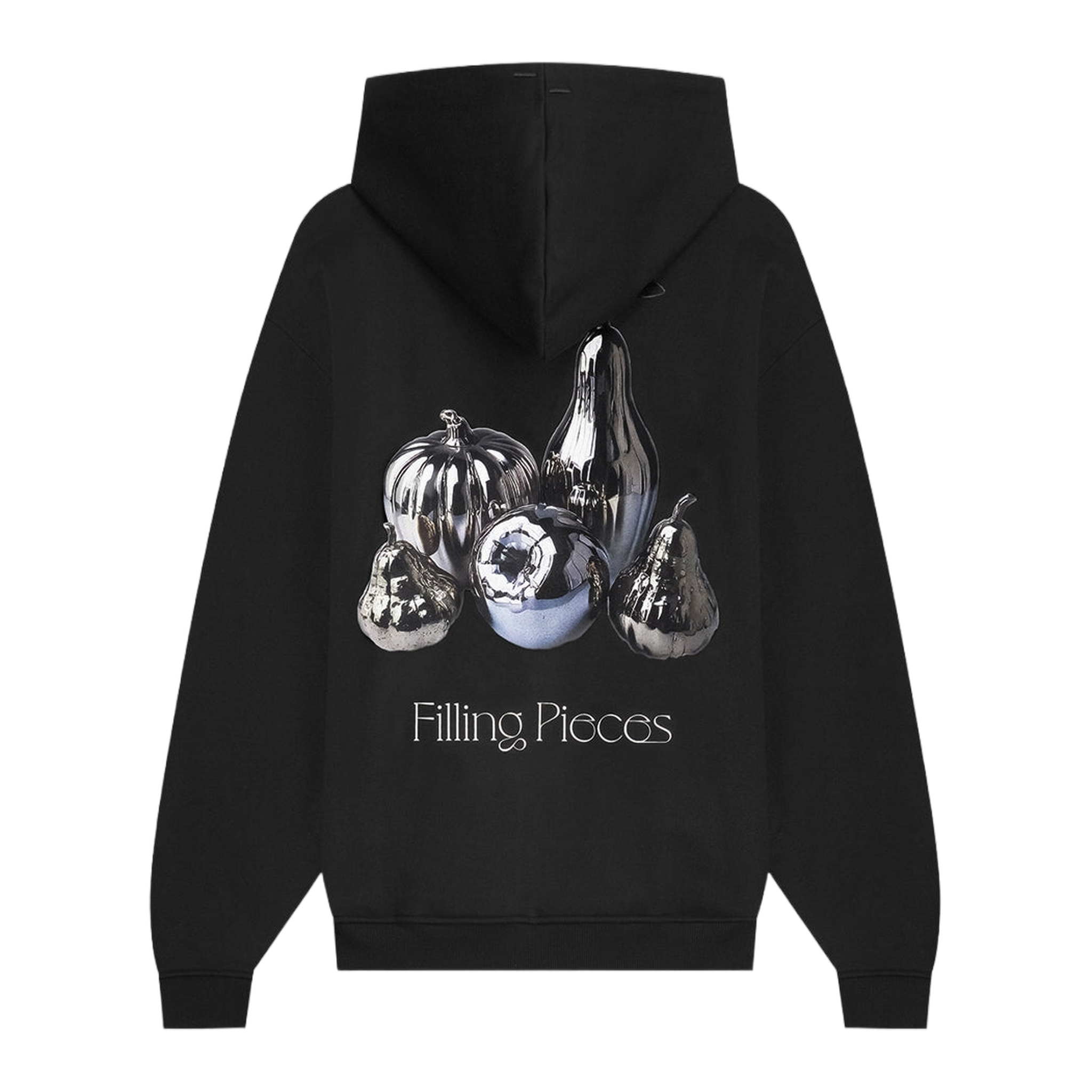Zip Hoodie Chrome Fruit Black