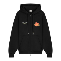 Zip Hoodie Zucchini Black