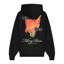 Zip Hoodie Zucchini Black