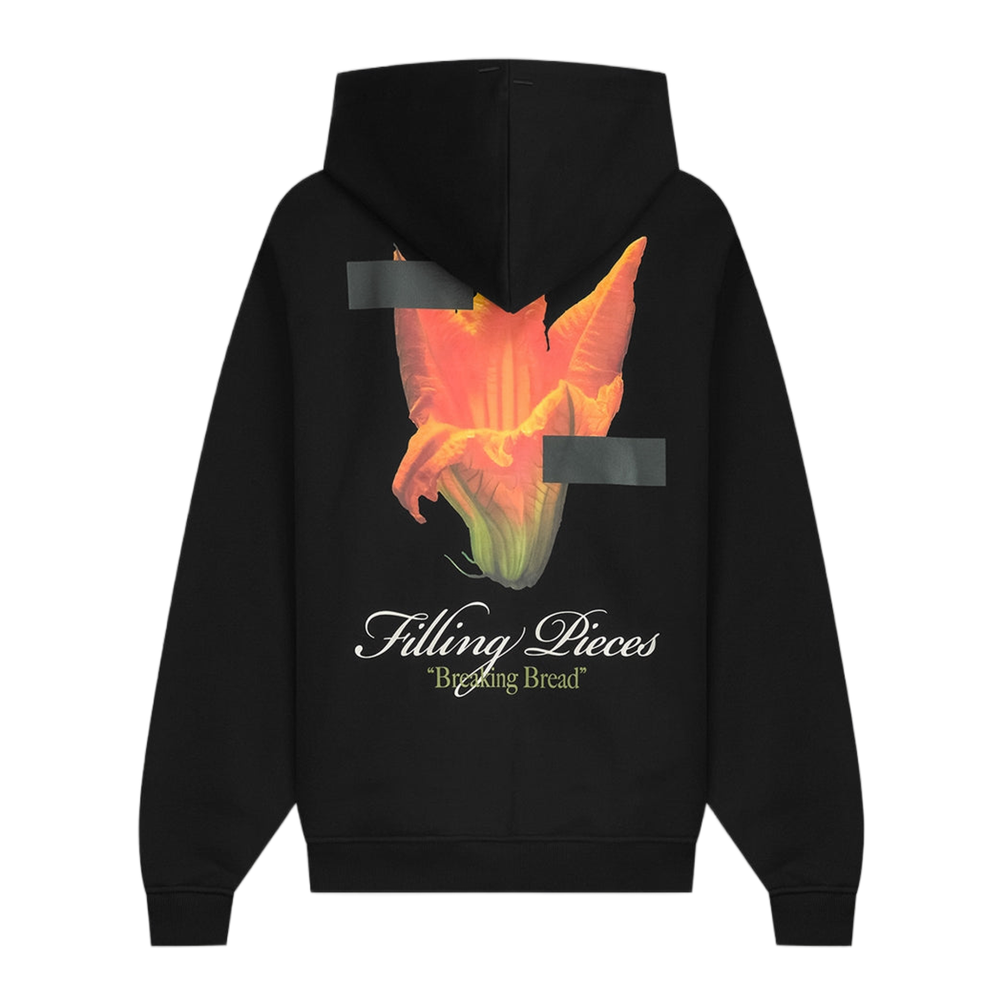 Zip Hoodie Zucchini Black