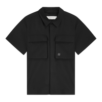 Resort Shirt Drapy Black