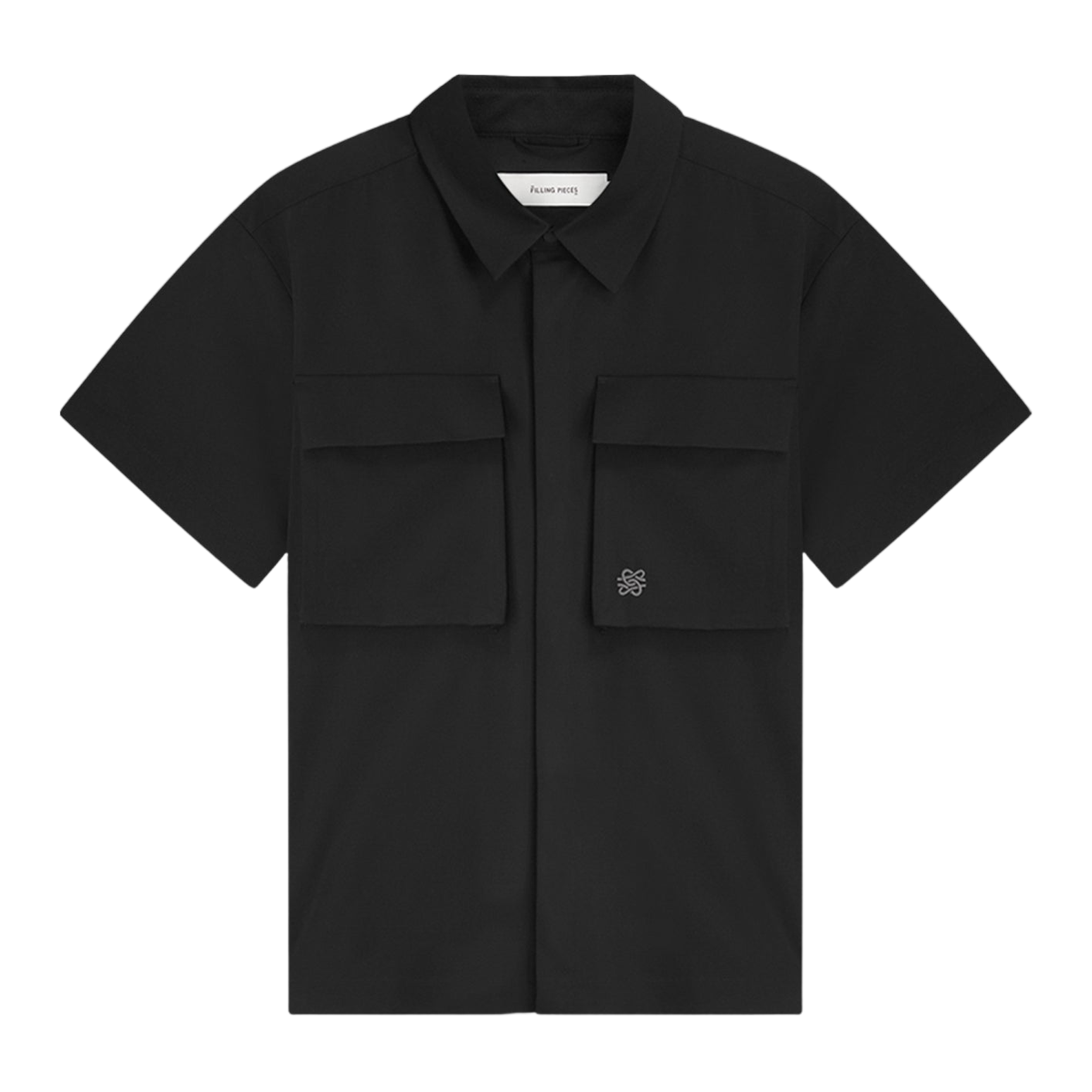 Resort Shirt Drapy Black