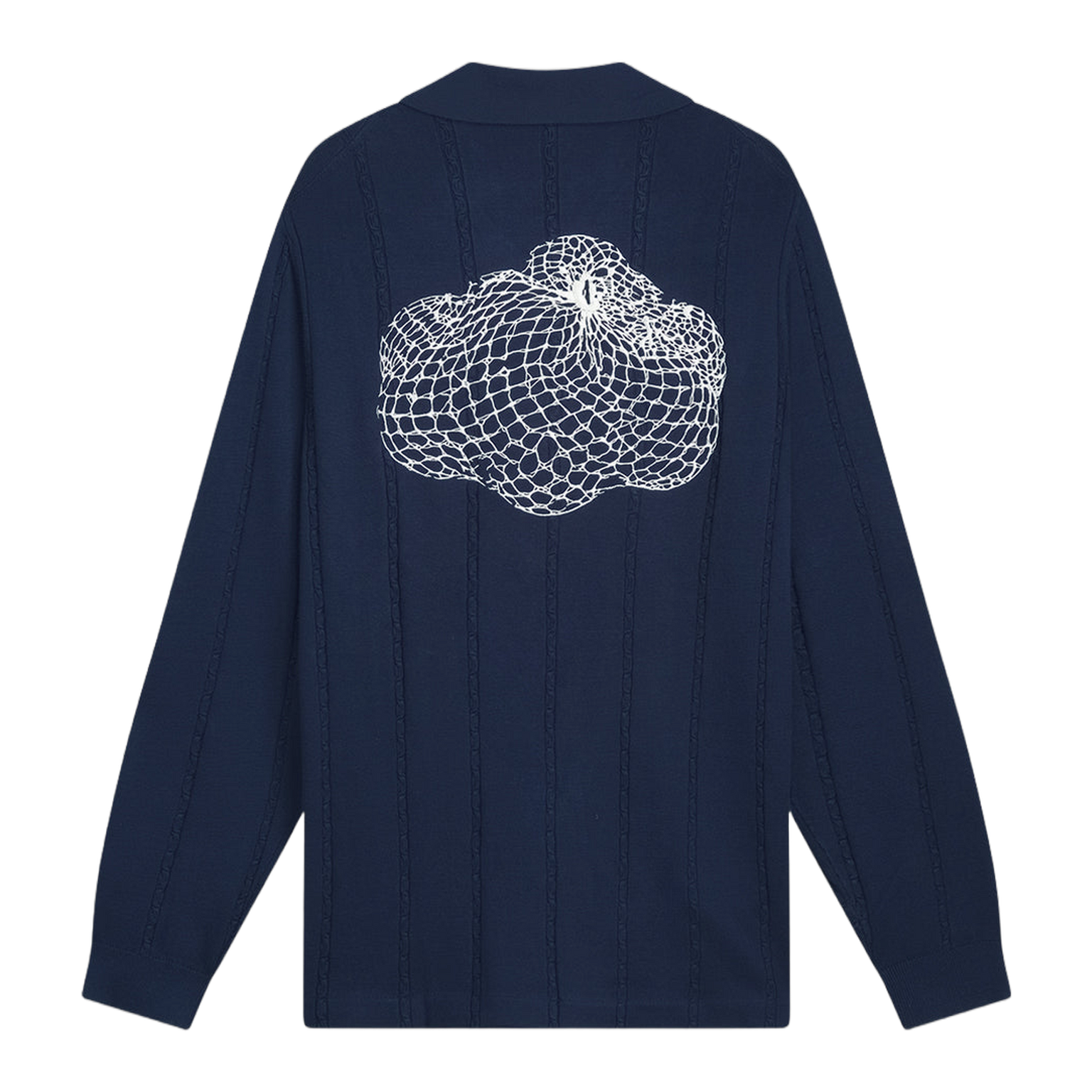 Knit Football Jersey Navy