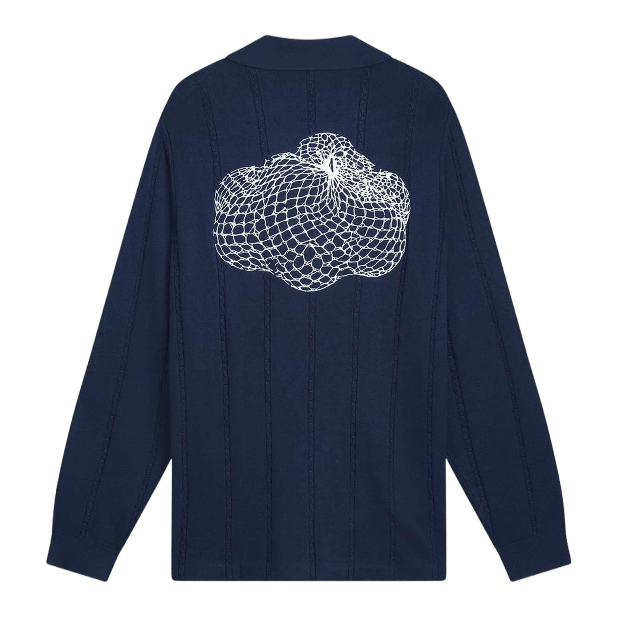 Knit Football Jersey Navy
