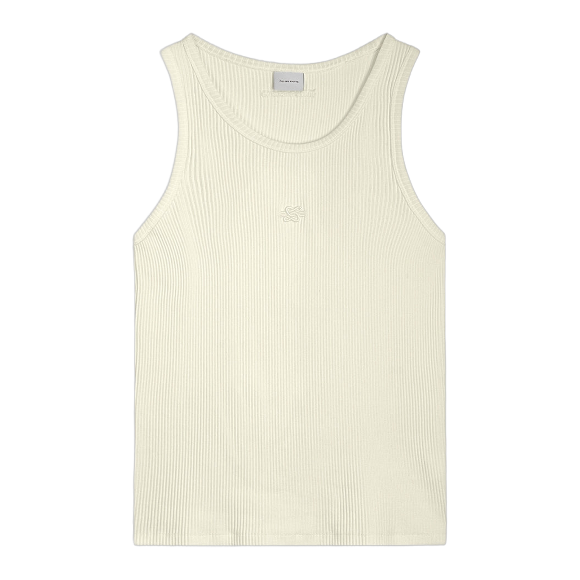 Tank Top Ribbed Antique White