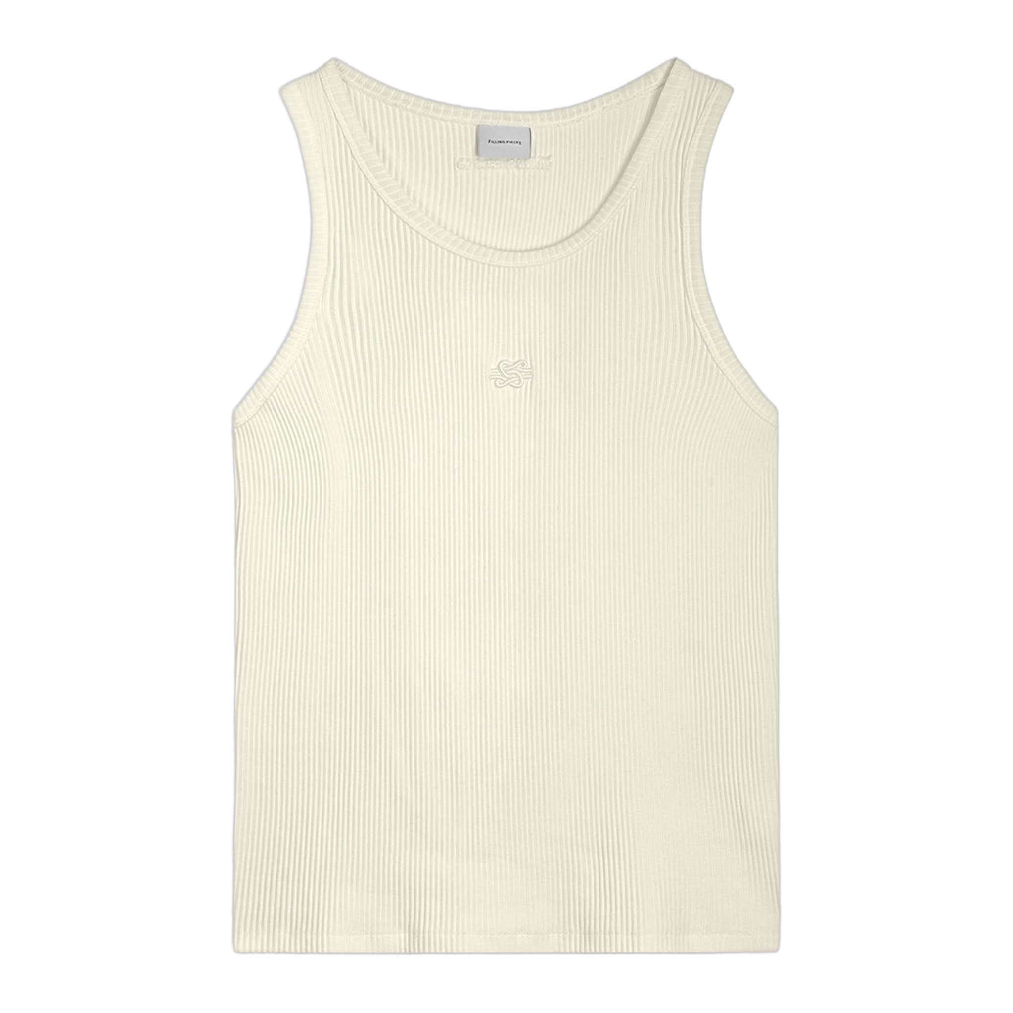 Tank Top Ribbed Antique White
