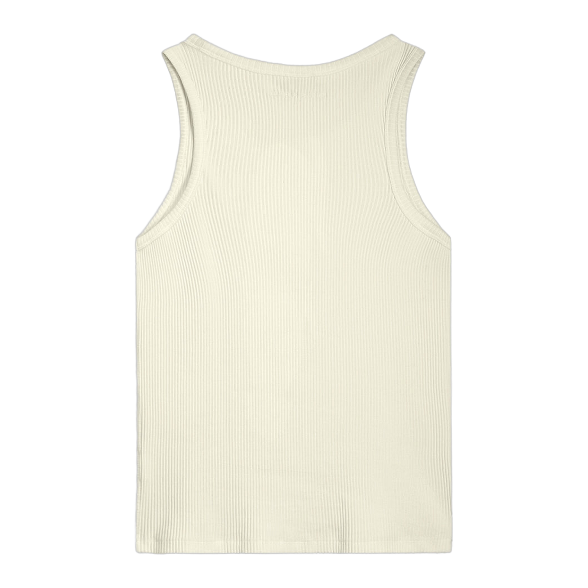 Tank Top Ribbed Antique White