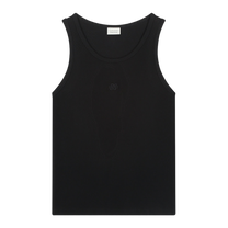 Tank Top Ribbed Black
