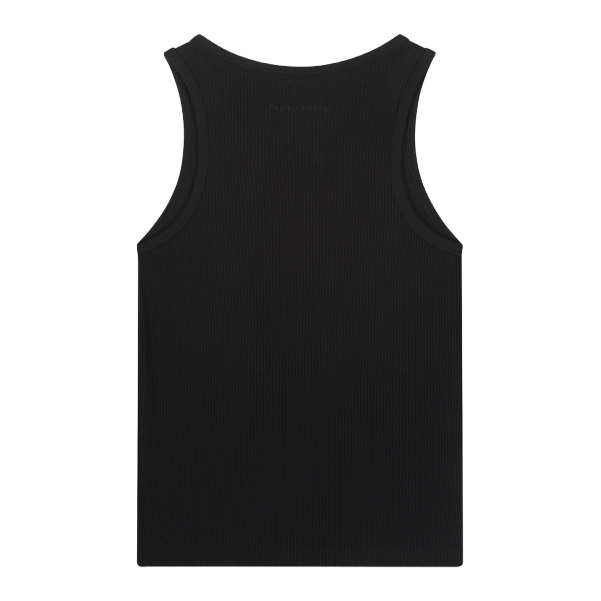 Tank Top Ribbed Black
