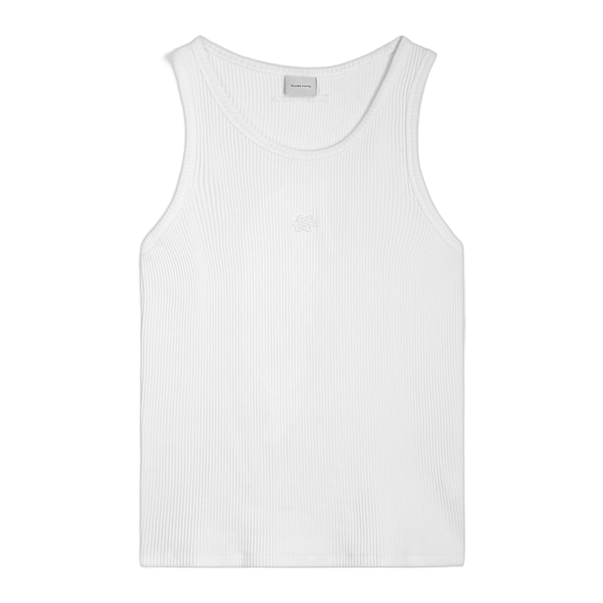Tank Top Ribbed White