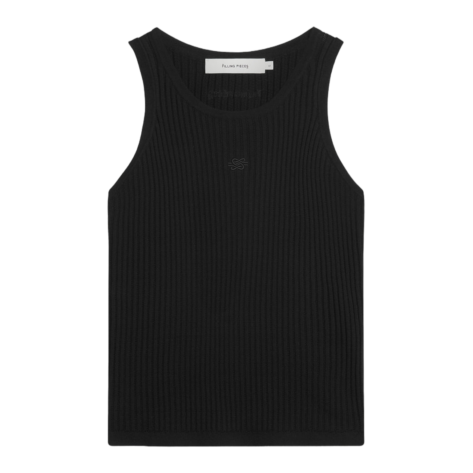 Knit Tank Top Black