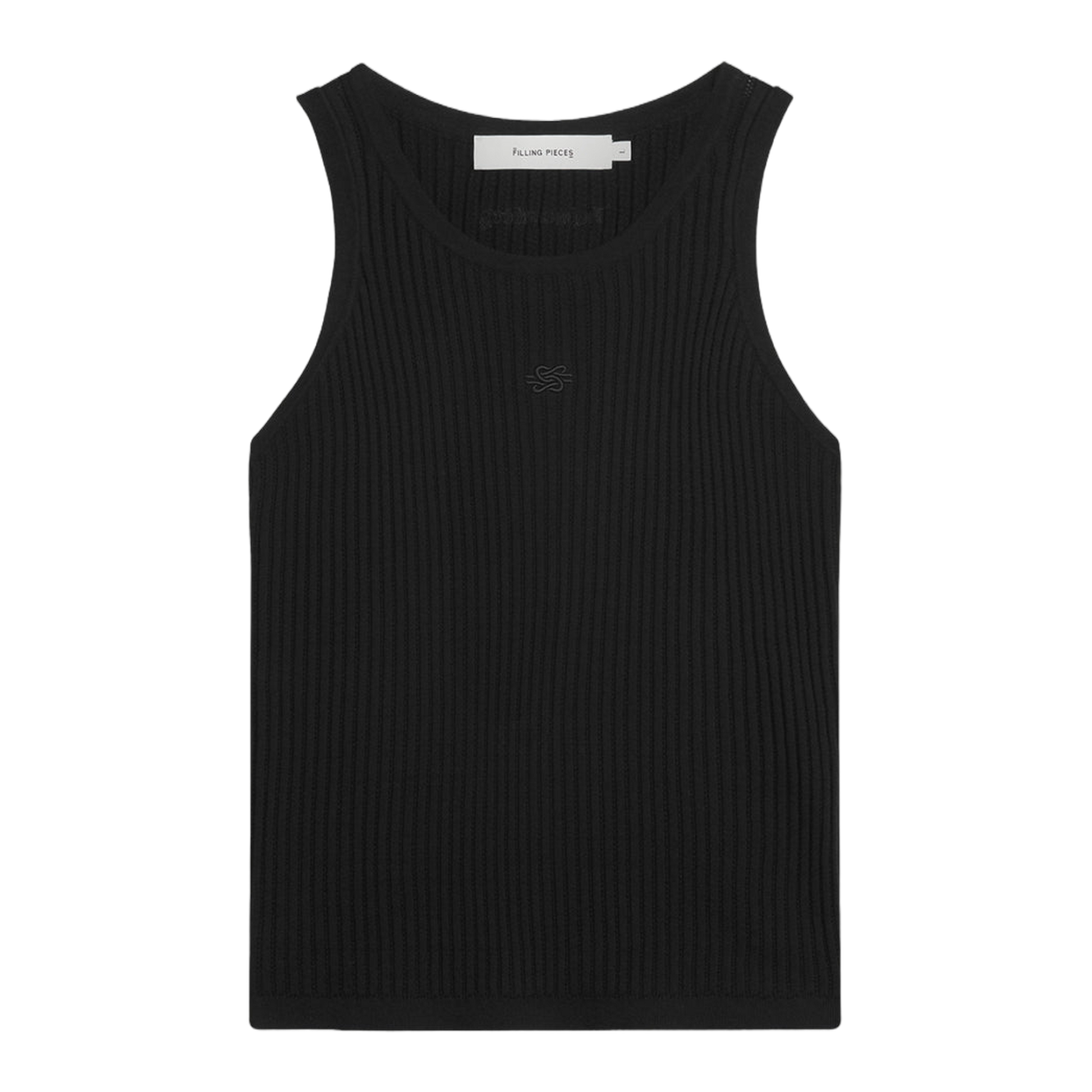 Knit Tank Top Black