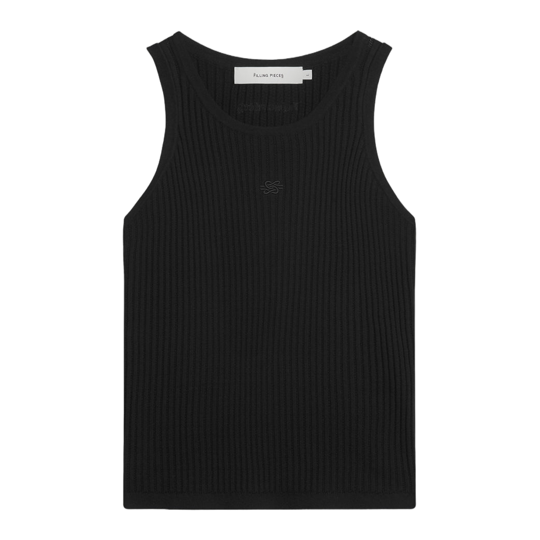 Knit Tank Top Black