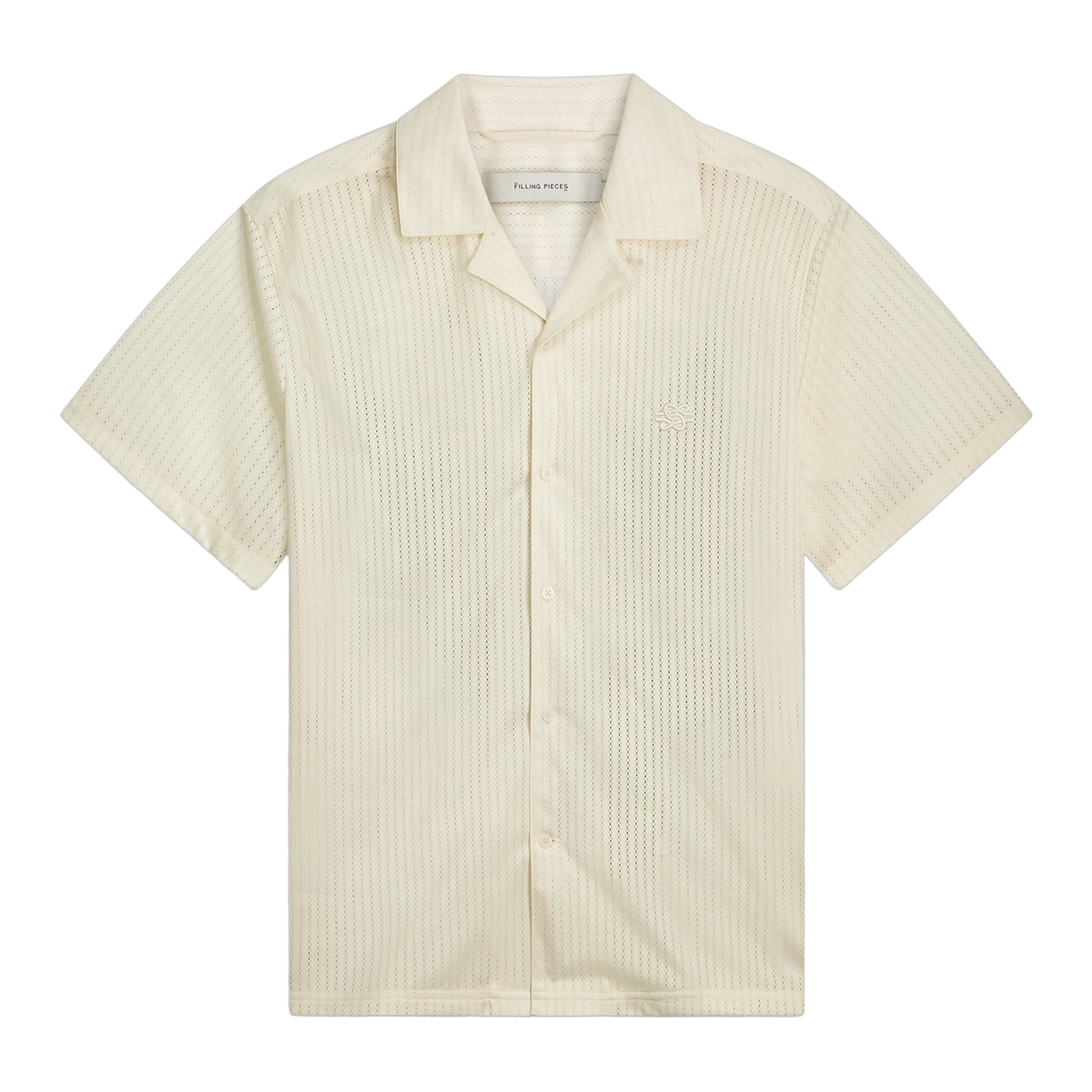 Resort Shirt Mesh Antique White