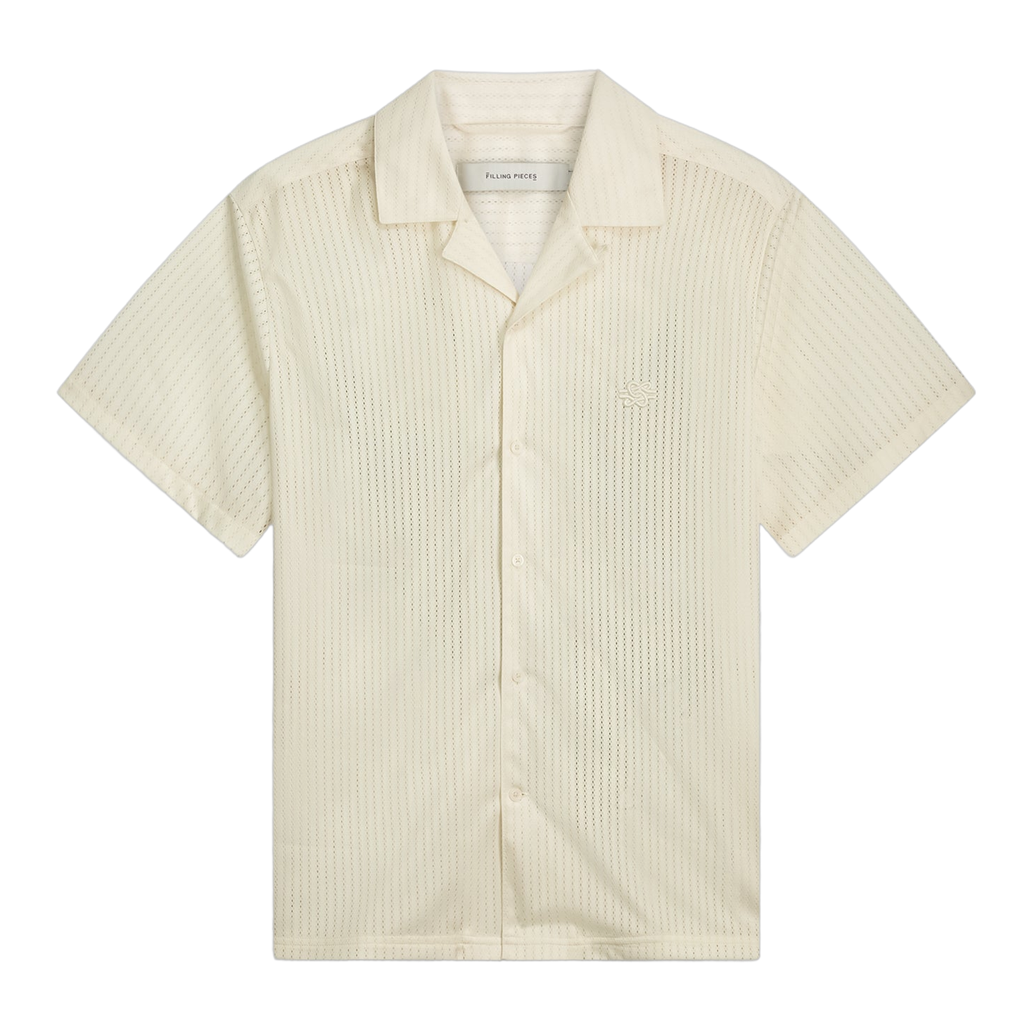 Resort Shirt Mesh Antique White