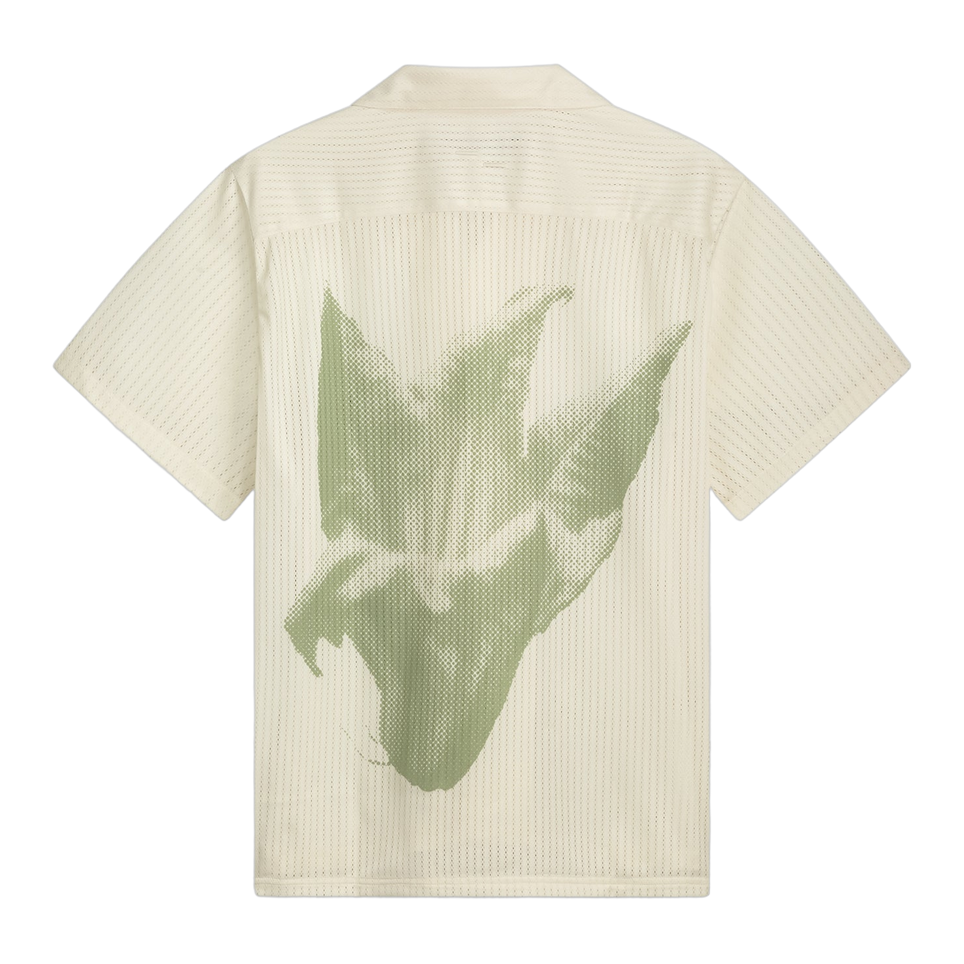 Resort Shirt Mesh Antique White