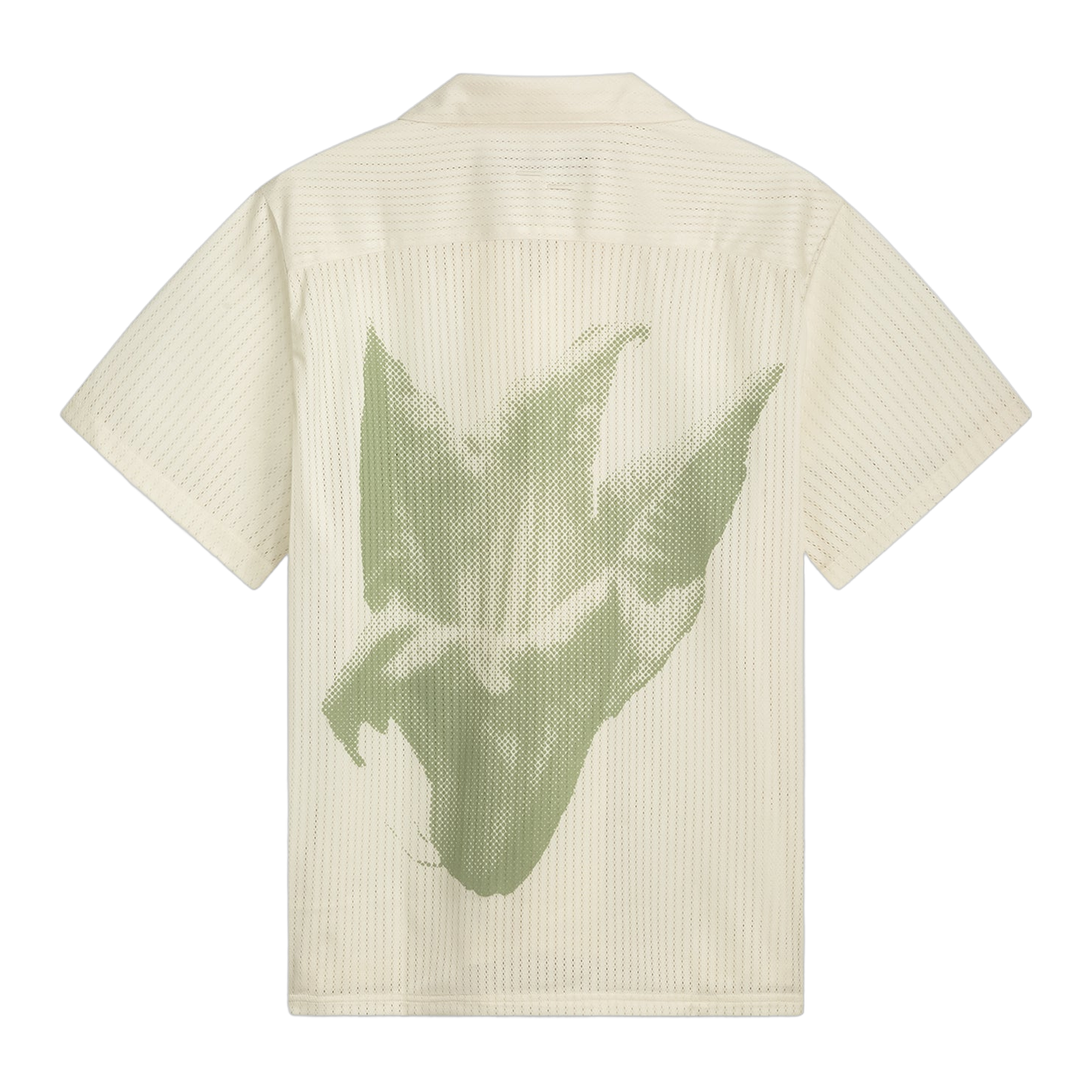Resort Shirt Mesh Antique White