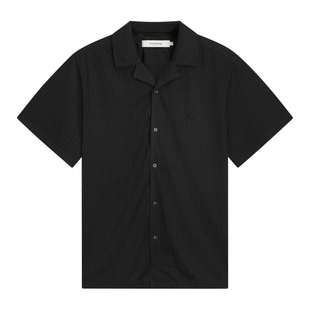 Resort Shirt Mesh Black