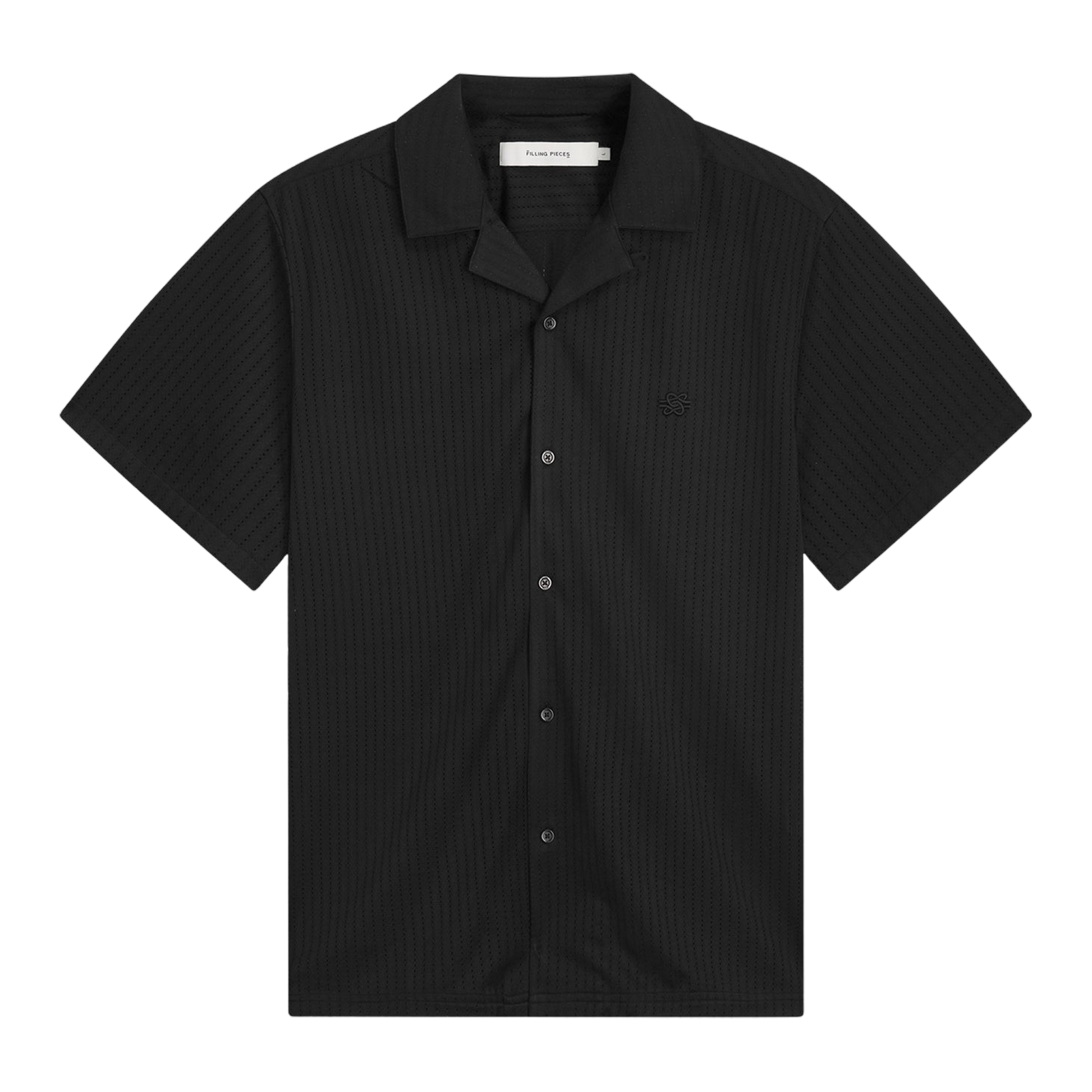 Resort Shirt Mesh Black