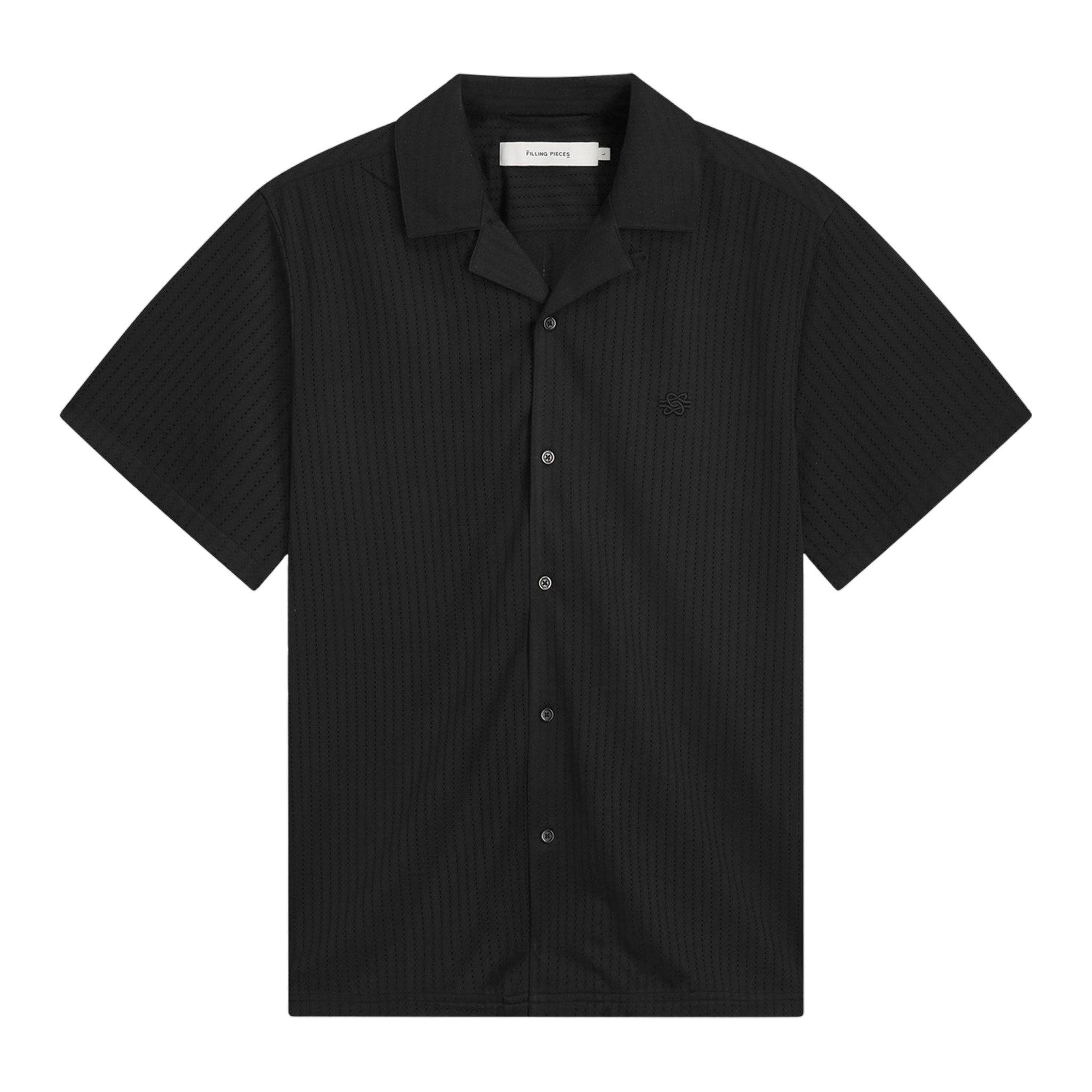 Resort Shirt Mesh Black