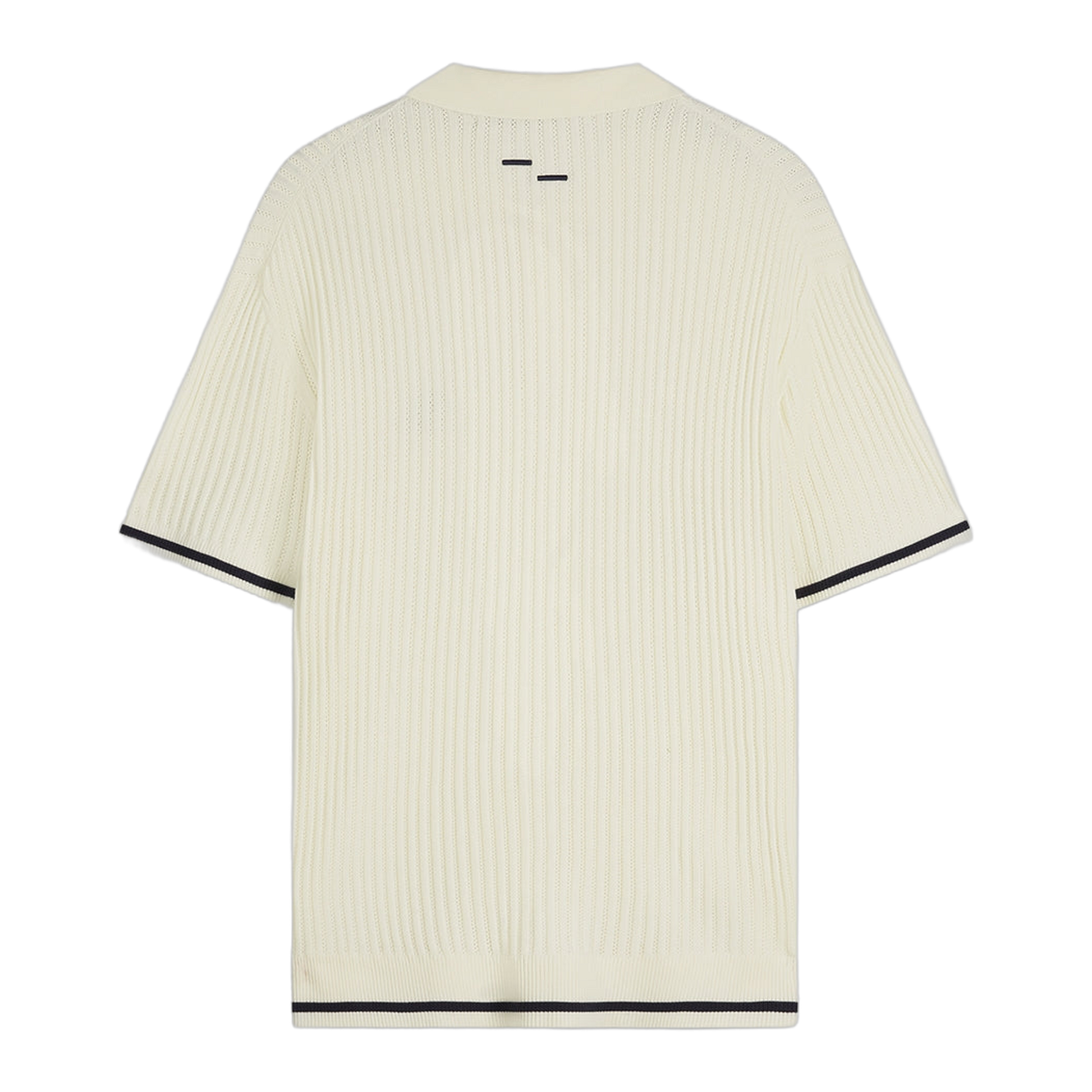 Fine Knit Polo Antique White