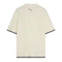 Fine Knit Polo Antique White