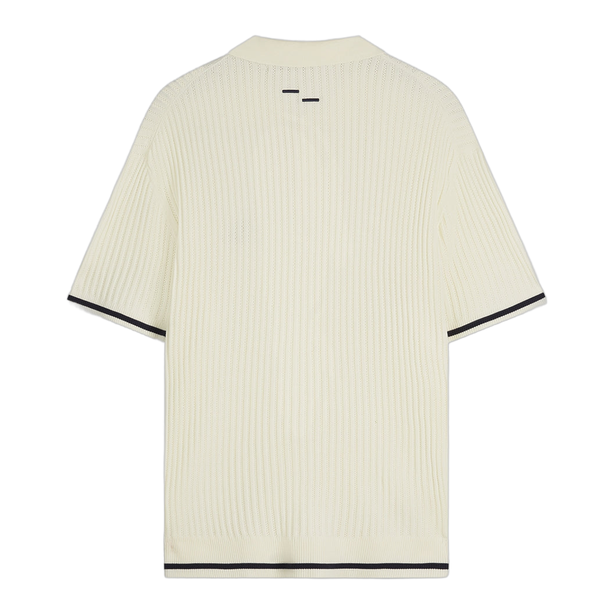 Fine Knit Polo Antique White