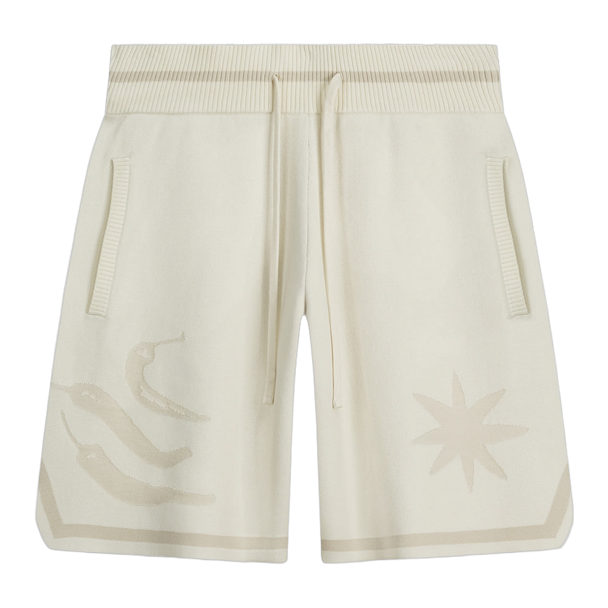 Knit Shorts Breaking Bread Antique White