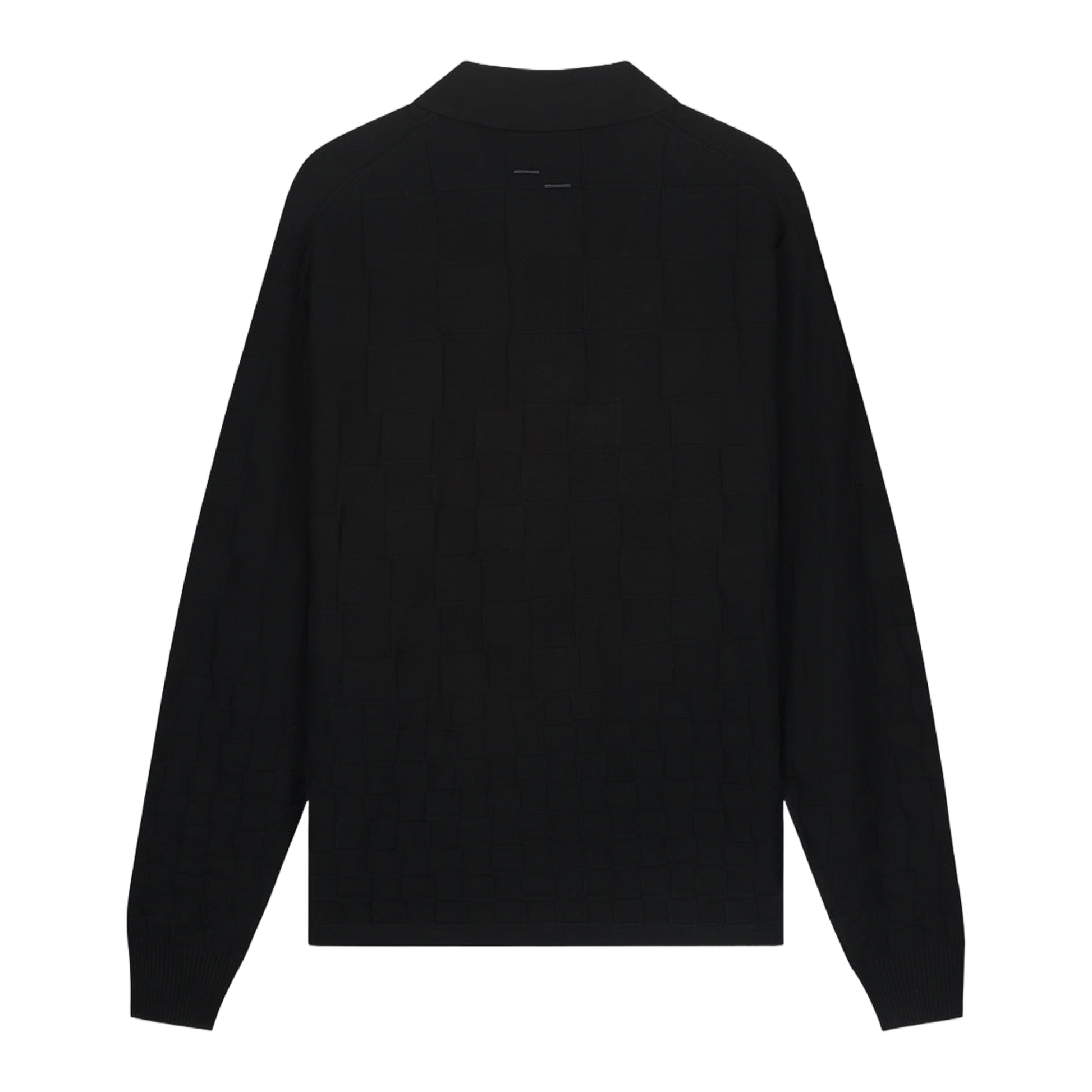 Knit Shirt Rugby Black