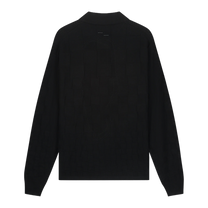 Knit Shirt Rugby Black