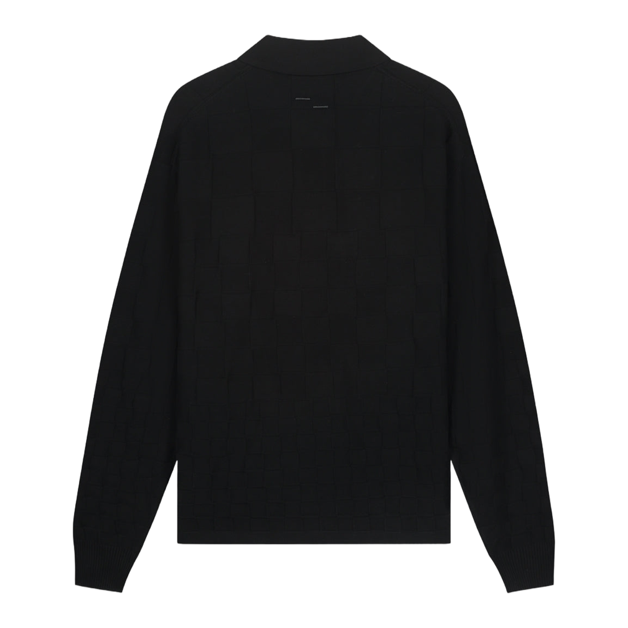 Knit Shirt Rugby Black