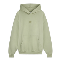 Hoodie Boxy Embroidered Tea