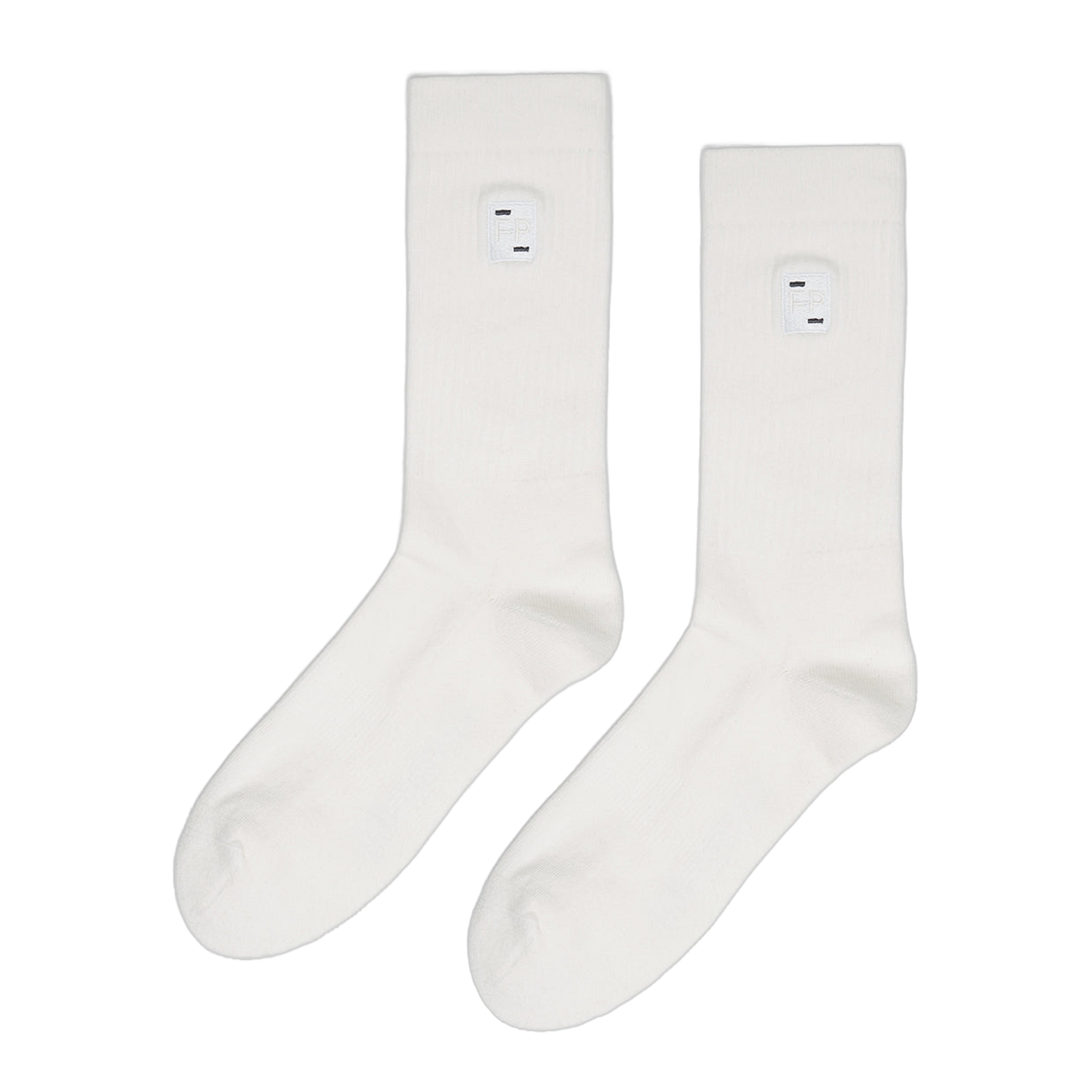 Socks Patch L/XL White