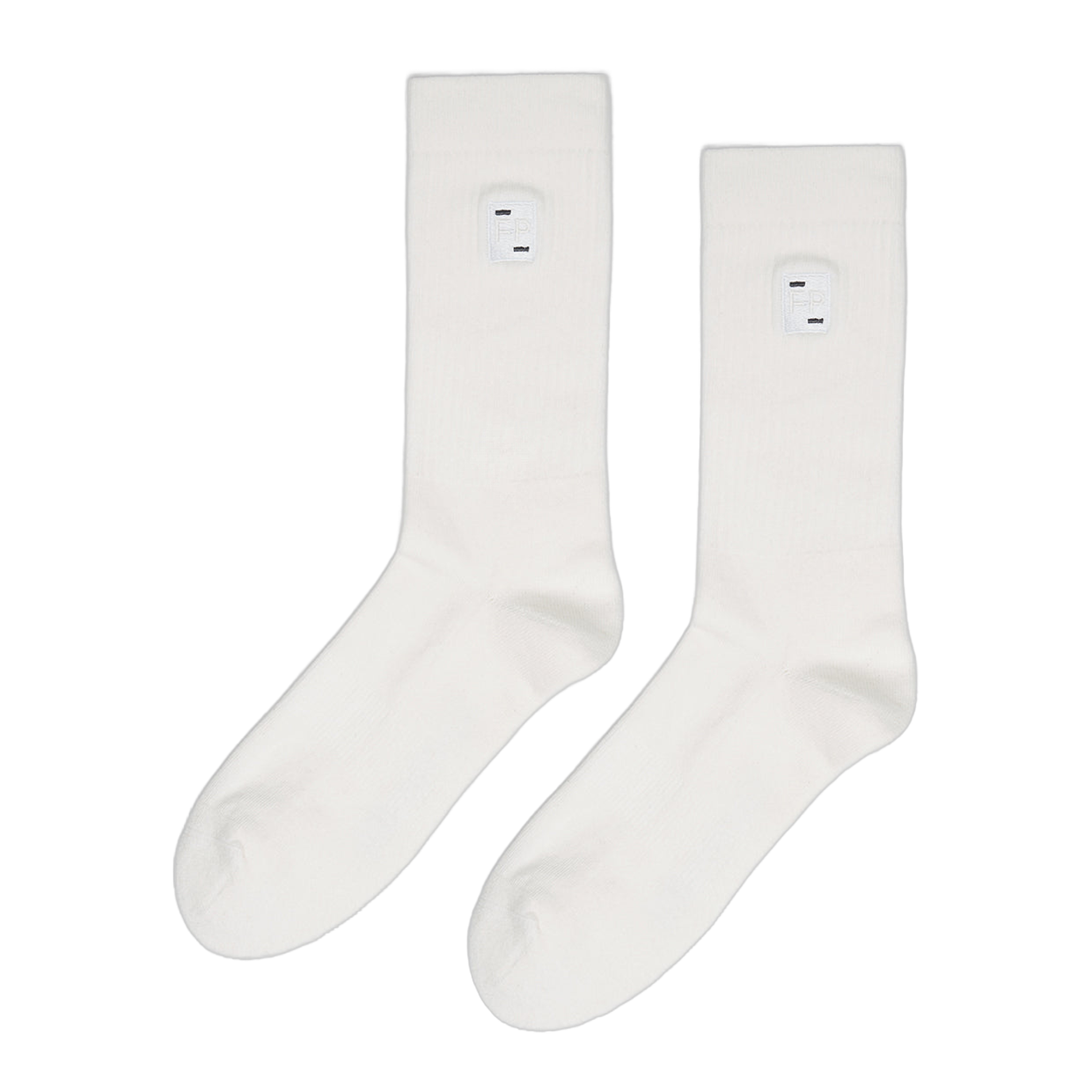 Socks Patch L/XL White