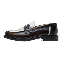 Loafer Gowtu Studs Brown