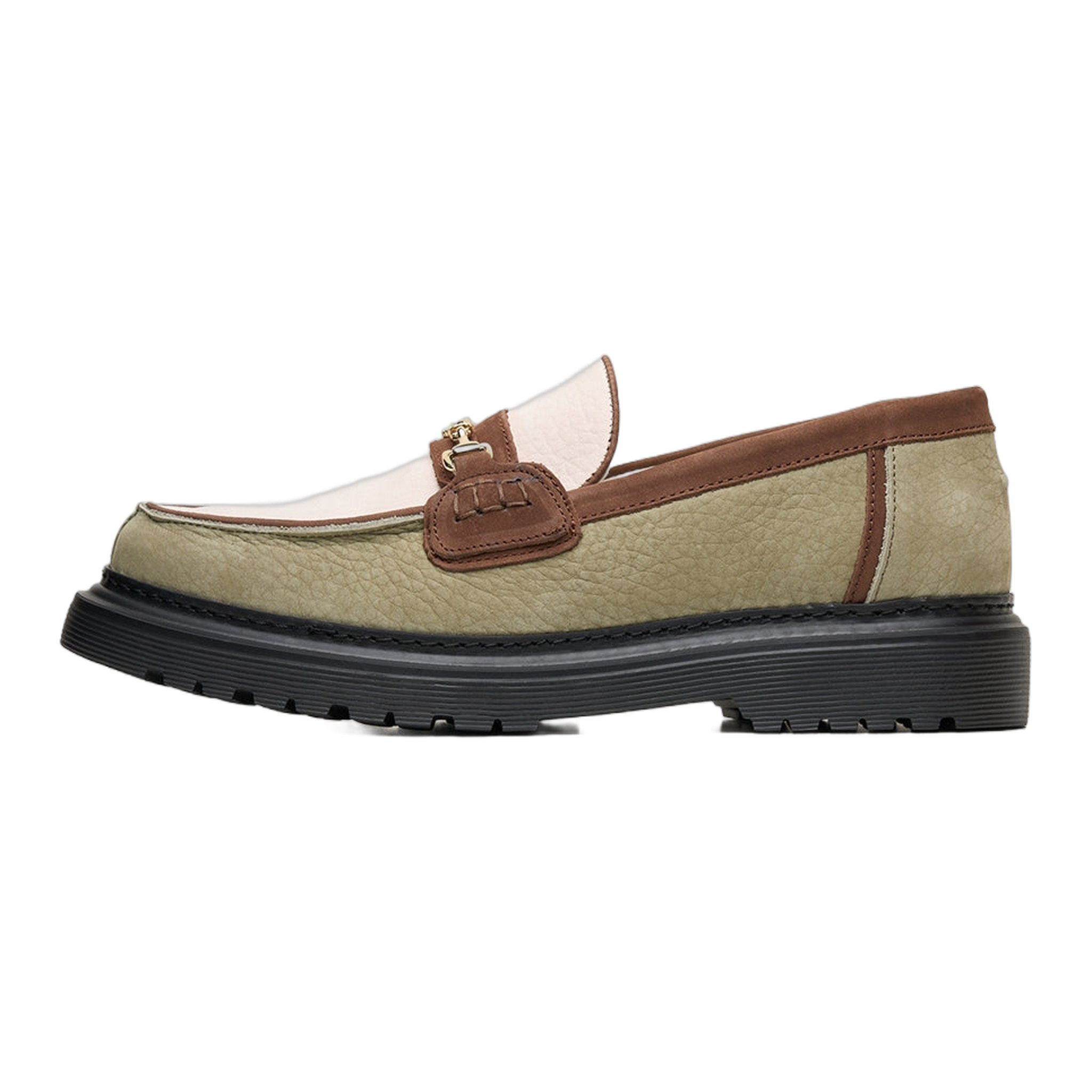 Loafer Grain Beige / Green
