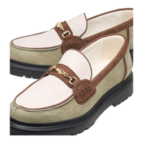 Loafer Grain Beige / Green