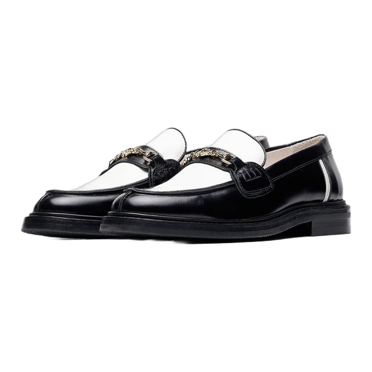 Loafer Polido White / Black